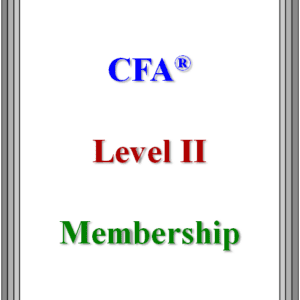 CFA Level II Membership Product Image