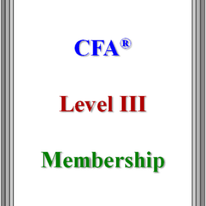 CFA® Level III Membership